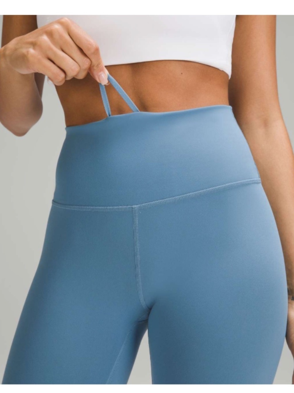 Lululemon Wunder Train High-Rise Athletic Tight Utility Blue Size 14 - Picture 2 of 8